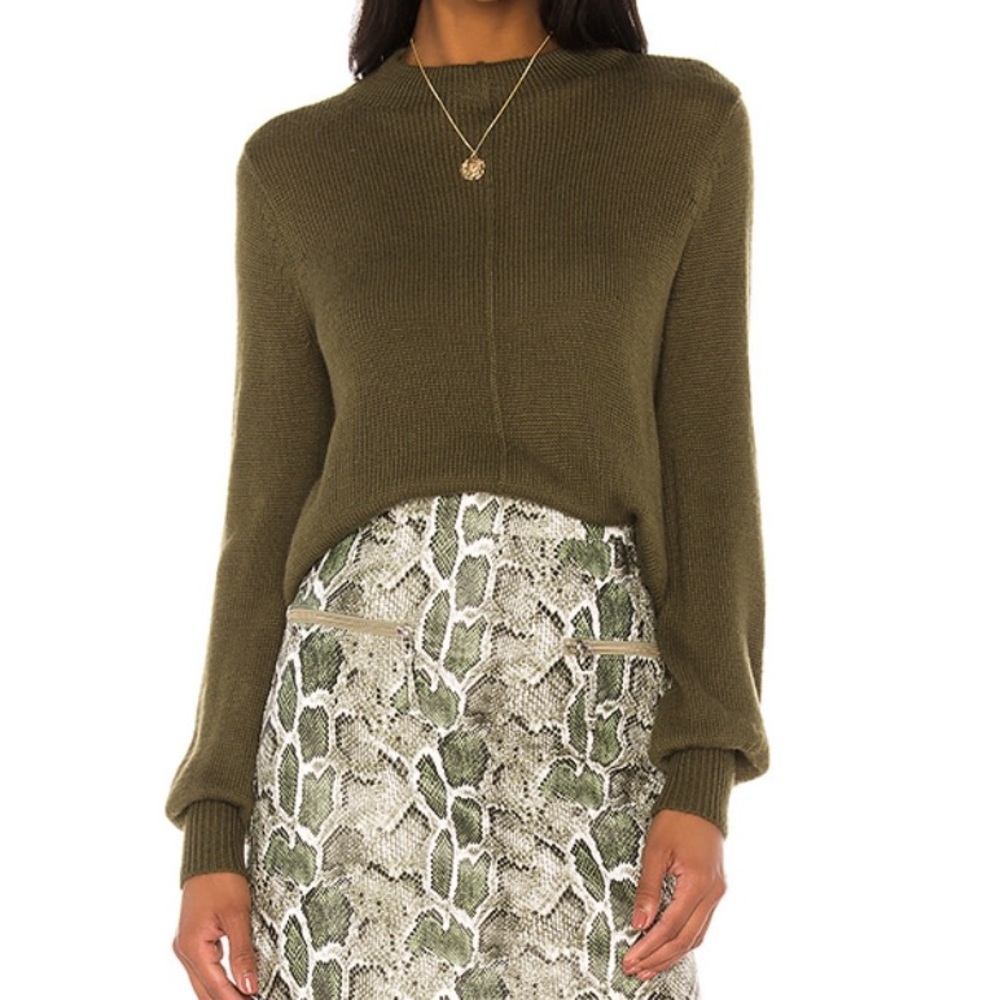 REVOLVE - song of style olive sweater